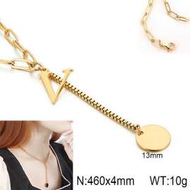 SS Gold-Plating Necklace