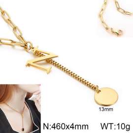 SS Gold-Plating Necklace