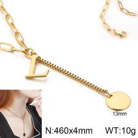 SS Gold-Plating Necklace