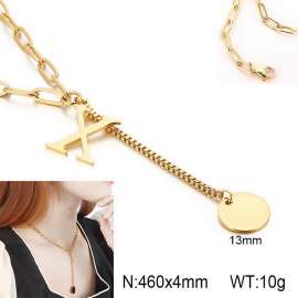 SS Gold-Plating Necklace