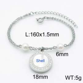 Stainless Steel Stone Bracelet