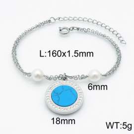 Stainless Steel Stone Bracelet