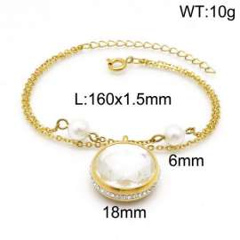Stainless Steel Stone Bracelet