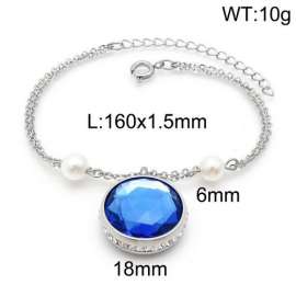 Stainless Steel Stone Bracelet