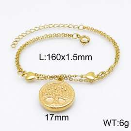 Stainless Steel Gold-plating Bracelet