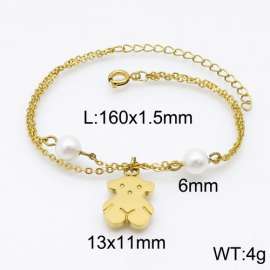 Stainless Steel Gold-plating Bracelet