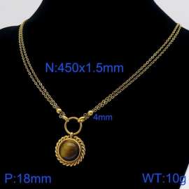 SS Gold-Plating Necklace