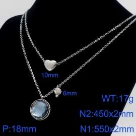 Stainless Steel Stone Necklace