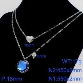 Stainless Steel Stone Necklace