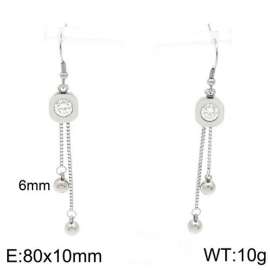 Stainless Steel Stone&Crystal Earring