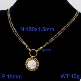 SS Gold-Plating Necklace