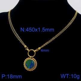 SS Gold-Plating Necklace