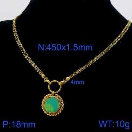 SS Gold-Plating Necklace