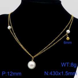 SS Gold-Plating Necklace