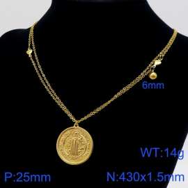 SS Gold-Plating Necklace