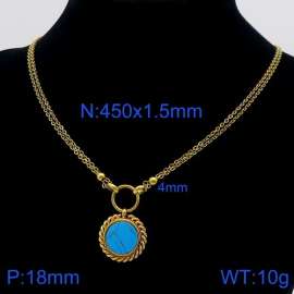 SS Gold-Plating Necklace