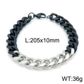 Stainless Steel Black-plating Bracelet