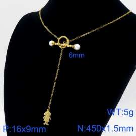 SS Gold-Plating Necklace