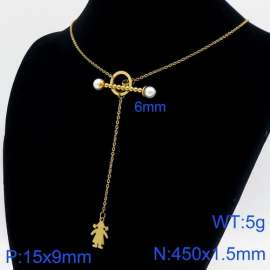 SS Gold-Plating Necklace