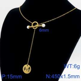 SS Gold-Plating Necklace