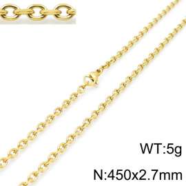 Staineless Steel Small Gold-plating Chain