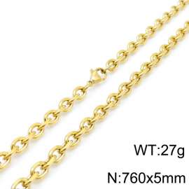 SS Gold-Plating Necklace