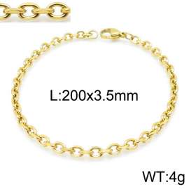 Stainless Steel Gold-plating Bracelet