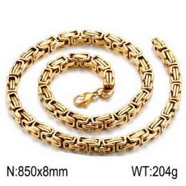 SS Gold-Plating Necklace