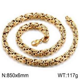 SS Gold-Plating Necklace