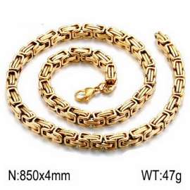 SS Gold-Plating Necklace