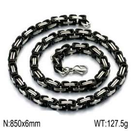 Stainless Steel Black-plating Necklace