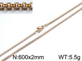 Staineless Steel Small Gold-plating Chain