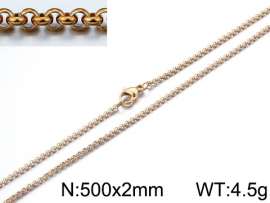 Staineless Steel Small Gold-plating Chain