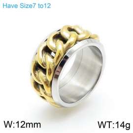 Stainless Steel Gold-plating Ring