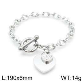 Stainless Steel Stone Bracelet