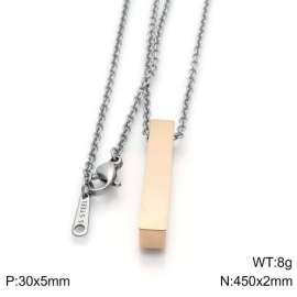 SS Rose Gold-Plating Necklace