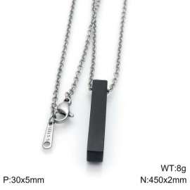 Stainless Steel Black-plating Necklace