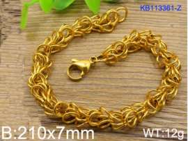 Stainless Steel Gold-plating Bracelet