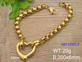 Stainless Steel Gold-plating Bracelet