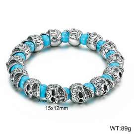 Stainless Skull Bracelet