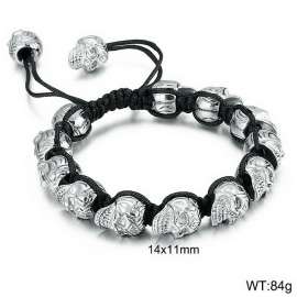 Stainless Skull Bracelet