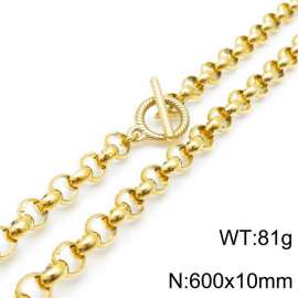 SS Gold-Plating Necklace