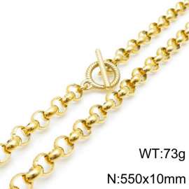 SS Gold-Plating Necklace