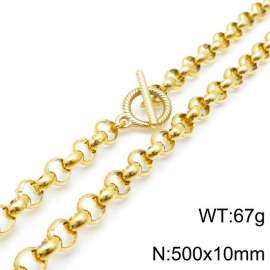 SS Gold-Plating Necklace