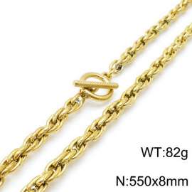 SS Gold-Plating Necklace