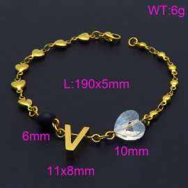 Stainless Steel Gold-plating Bracelet