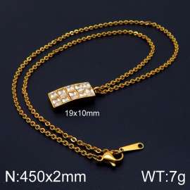 SS Gold-Plating Necklace