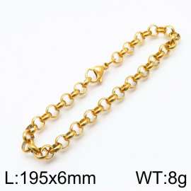 Stainless Steel Gold-plating Bracelet