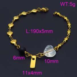 Stainless Steel Gold-plating Bracelet