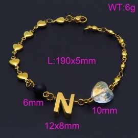 Stainless Steel Gold-plating Bracelet